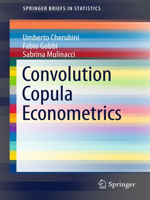 cover image of Convolution Copula Econometrics
